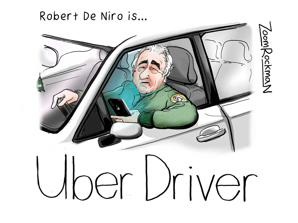 Robert De Niro is...Uber Driver