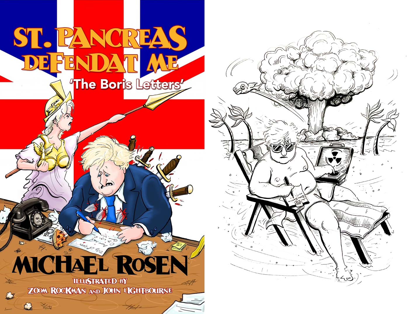 Michael Rosen Book Cover and 10 Illustrations